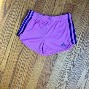 Adidas Kids Pink and Purple Shorts